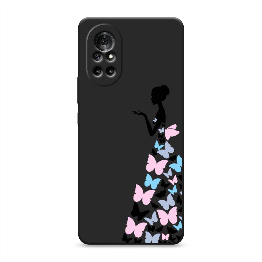 фото Чехол awog "платье из бабочек" для honor v40 lite