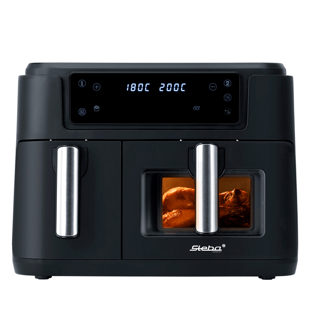 

Аэрогриль Steba HF 9500 Duo черный, серебристый, HF 9500 Duo