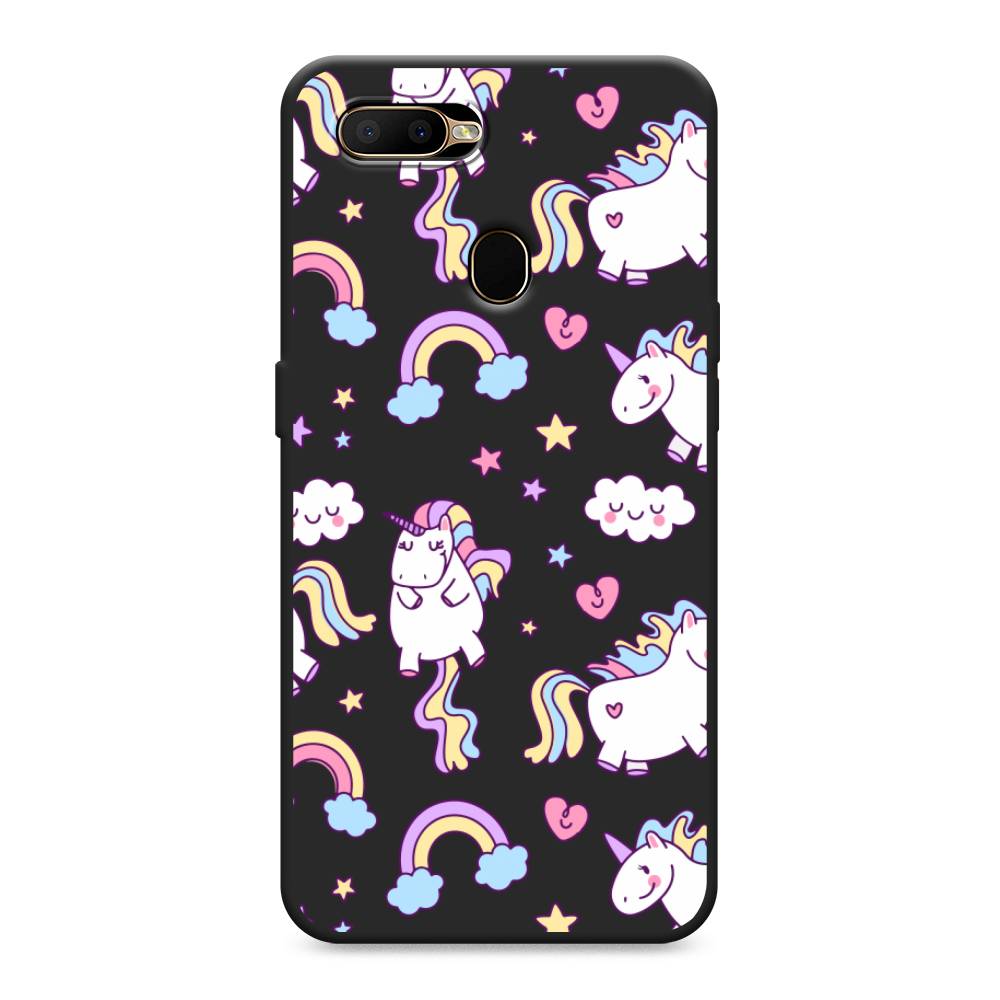 

Матовый силиконовый чехол "Sweet unicorns dreams" на Oppo A5s, Sweet unicorns dreams