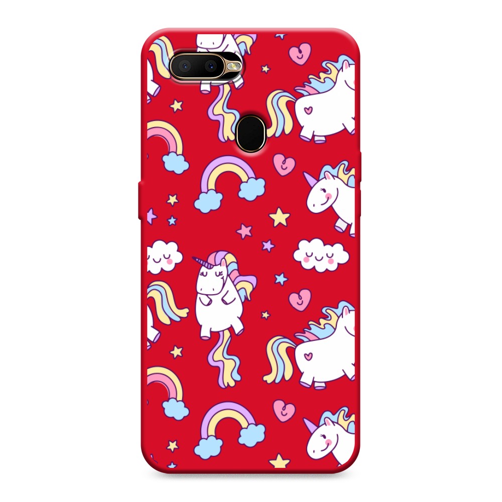 

Матовый силиконовый чехол "Sweet unicorns dreams" на Oppo A5s, Sweet unicorns dreams