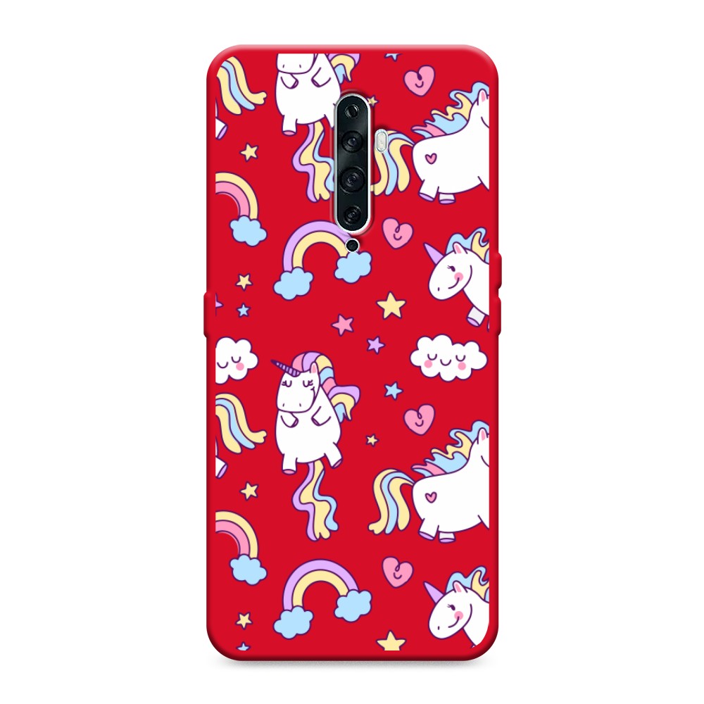 

Матовый силиконовый чехол "Sweet unicorns dreams" на Oppo Reno 2Z, Sweet unicorns dreams