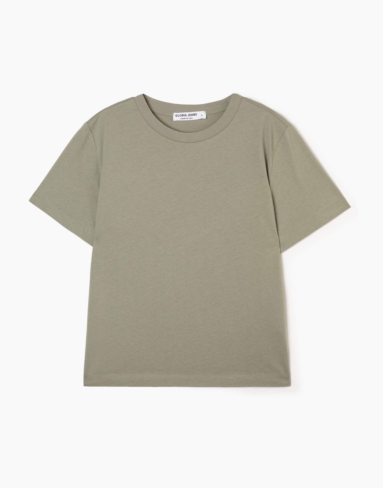 

Футболка женская Gloria Jeans GKT024292 зеленая XS (38-40), Зеленый, GKT024292