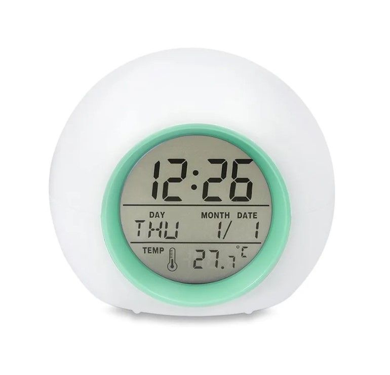 Будильник TOP-Store Alarm Clock Ball музыкальный с подсветкой зеленый