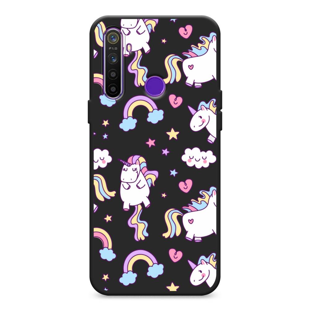 

Матовый силиконовый чехол "Sweet unicorns dreams" на Realme 5, Sweet unicorns dreams