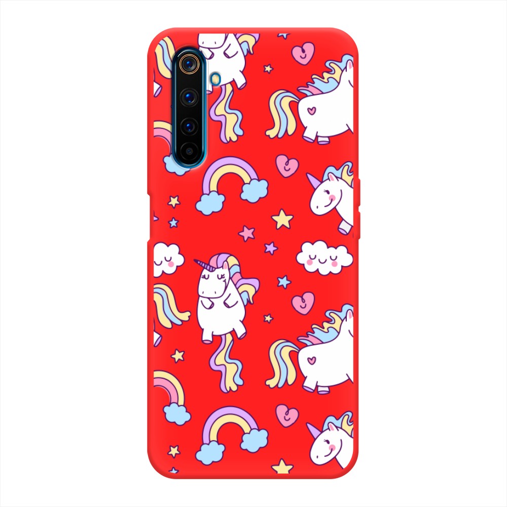 

Матовый силиконовый чехол "Sweet unicorns dreams" на Realme 6 Pro, Sweet unicorns dreams