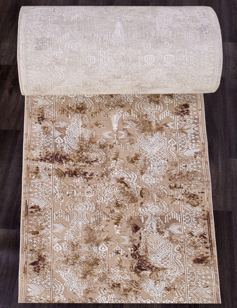 

Ковровая дорожка QUANTUM 03013B BROWN/BROWN
