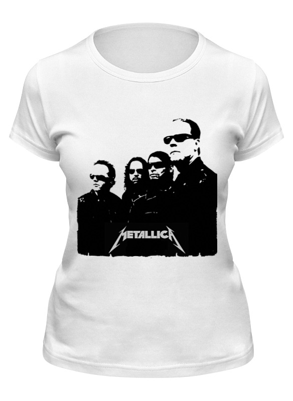 

Футболка женская Printio Metallica белая XL, Белый, Metallica