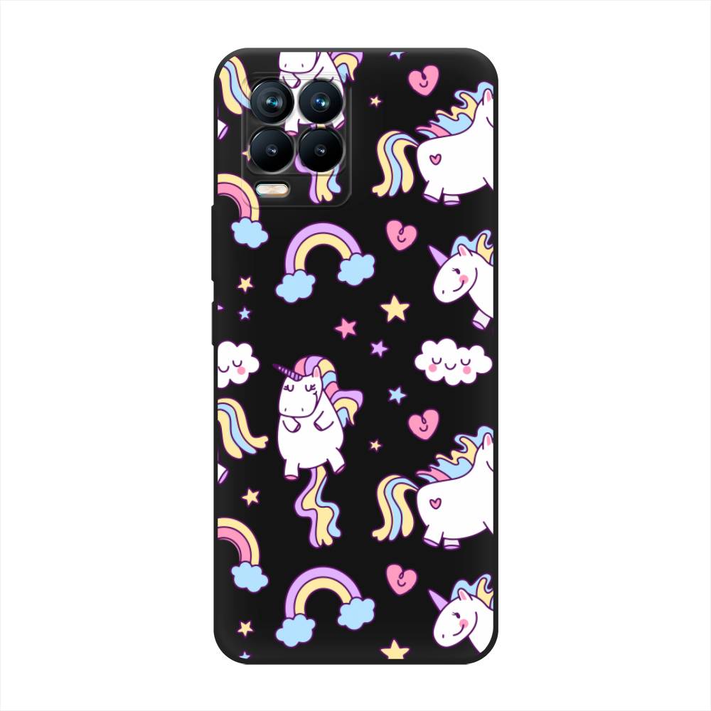 

Матовый силиконовый чехол "Sweet unicorns dreams" на Realme 8, Sweet unicorns dreams