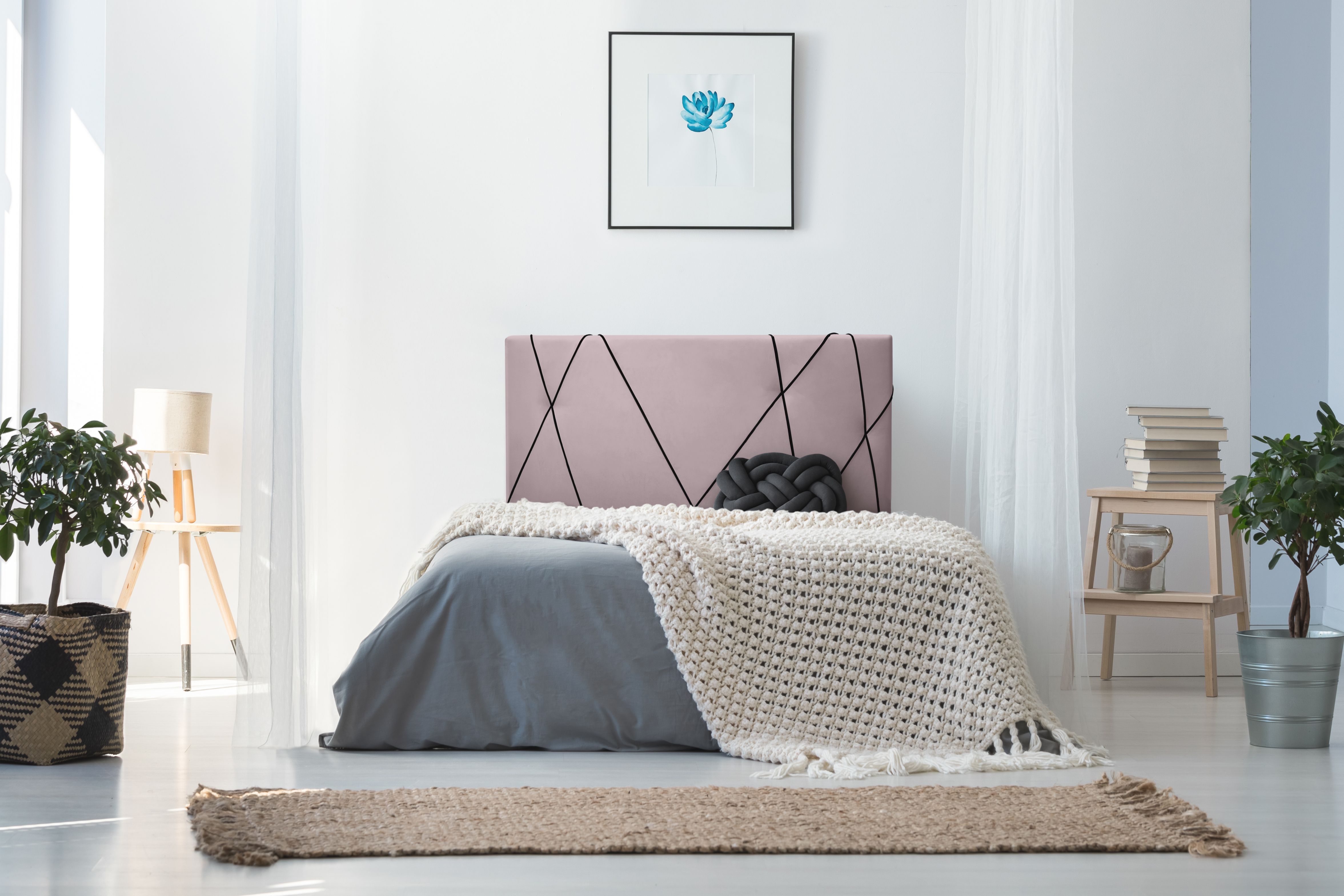

Кровать Берёзка "Эрика 2" 1,2 м Velutto 11, Розовый, Эрика 2