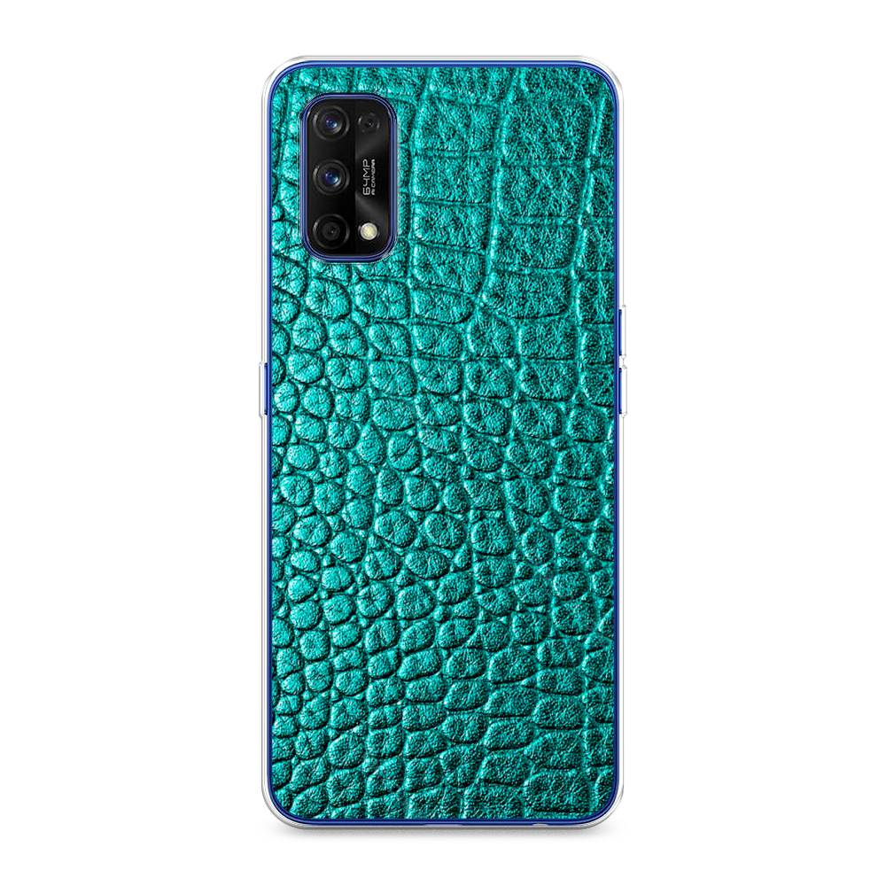

Силиконовый чехол "Бирюзовая змея" на Realme 7 Pro, 254050-3