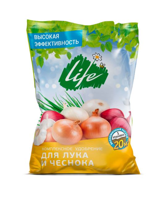 

Удобрение Life для для лука и чеснока, 0,9 кг