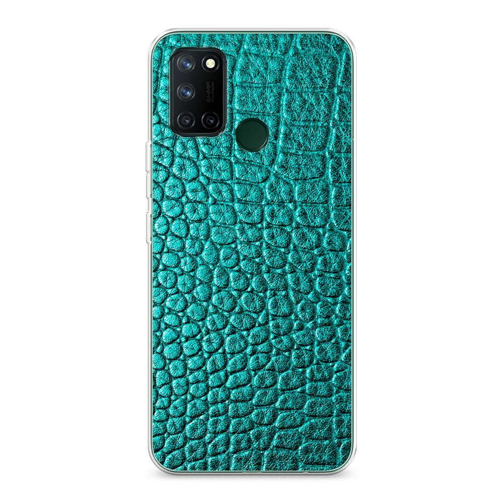 

Силиконовый чехол "Бирюзовая змея" на Realme 7i, 253950-3