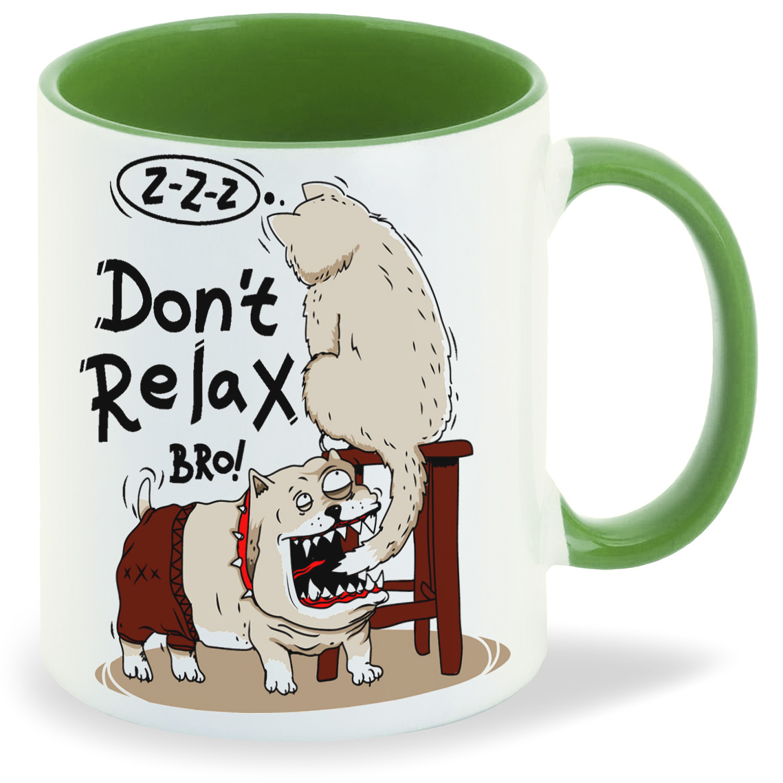 

Кружка CoolPodarok Прикол Собака dont relax, Прикол Собака dont relax