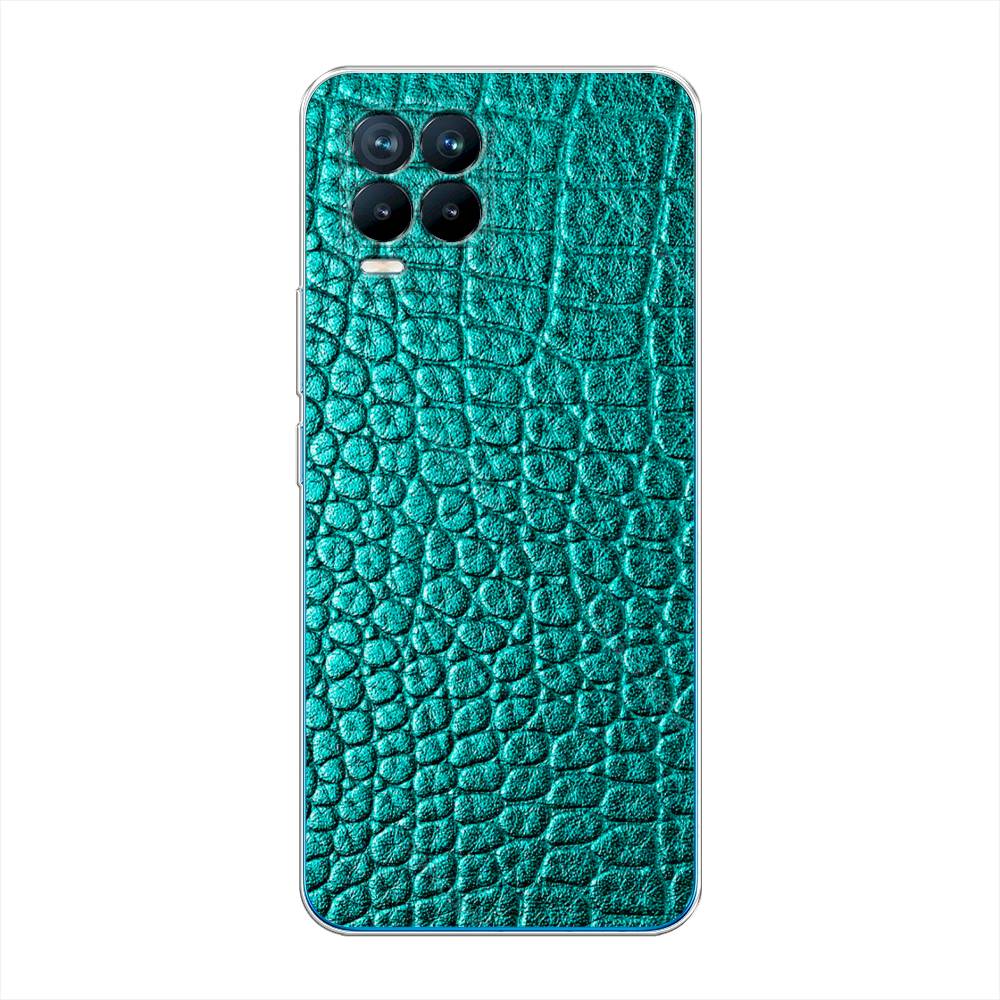 

Силиконовый чехол "Бирюзовая змея" на Realme 8 Pro, 255550-3