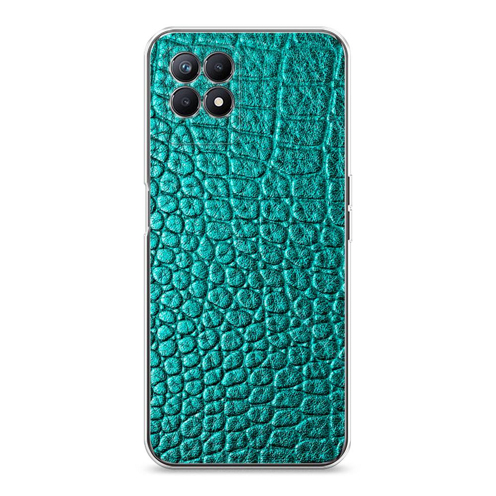 

Силиконовый чехол "Бирюзовая змея" на Realme 8i, 257350-3