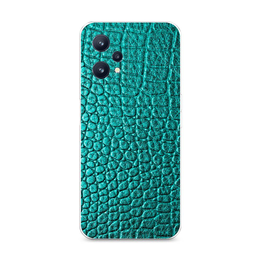 

Силиконовый чехол "Бирюзовая змея" на Realme 9 Pro Plus, 258750-3