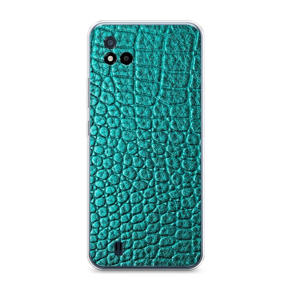 

Силиконовый чехол "Бирюзовая змея" на Realme C11 (2021), 257550-3
