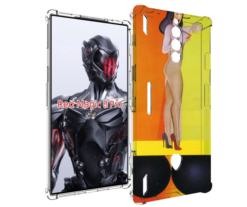 

Чехол MyPads девушка на шарах женский для ZTE Nubia Red Magic 8 Pro / Red Magic 8 Pro Plus, Tocco