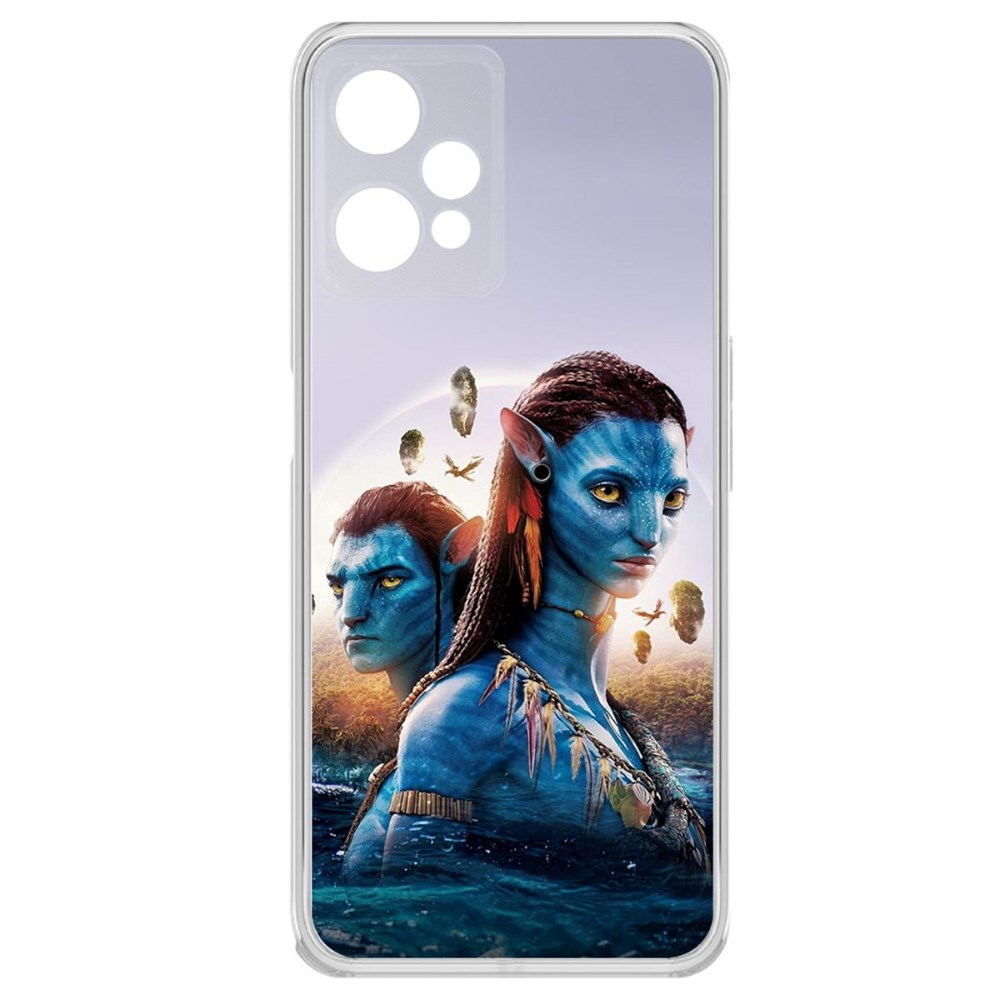 

Чехол-накладка кейс Аватар - Джейк и Нейтири для Realme 9 Pro, Прозрачный