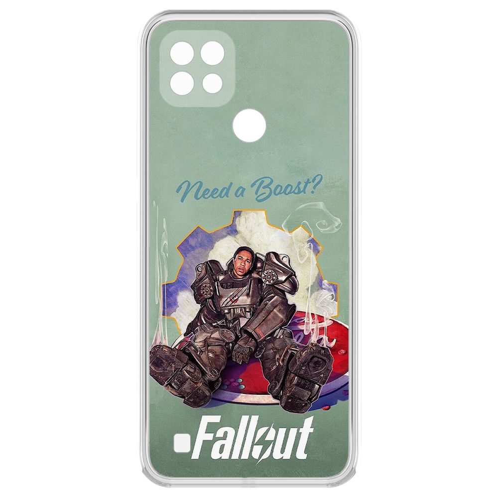 

Чехол-накладка Krutoff Clear Case Фоллаут (Fallout) - Нужно ускорение для Realme C21, Прозрачный