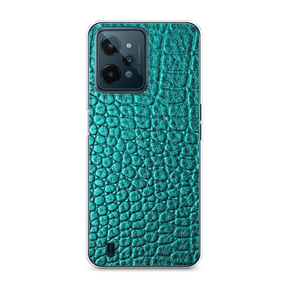 

Силиконовый чехол "Бирюзовая змея" на Realme C31, 259350-3