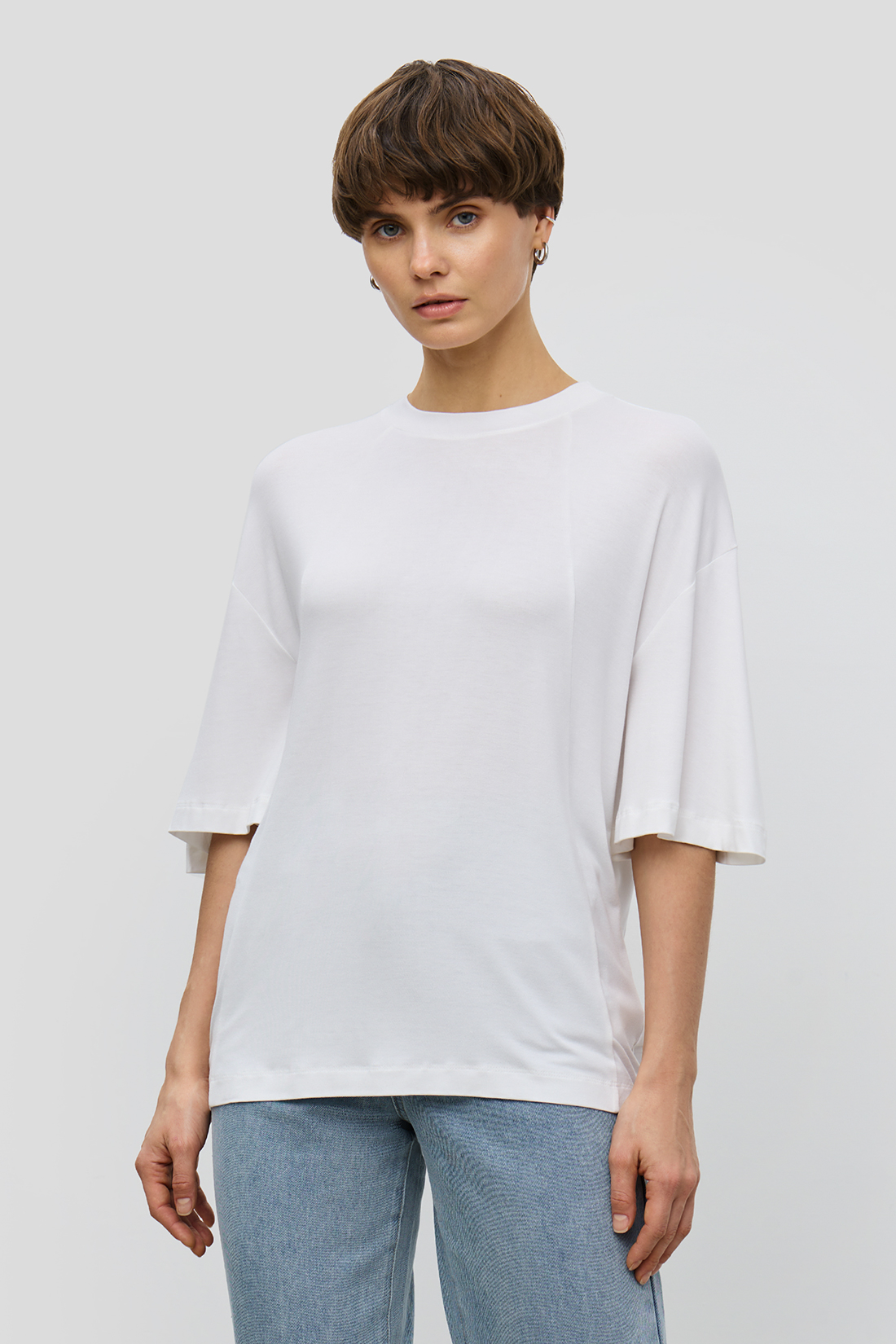 

Футболка женская Baon B2323007 белая 2XL, Белый, B2323007