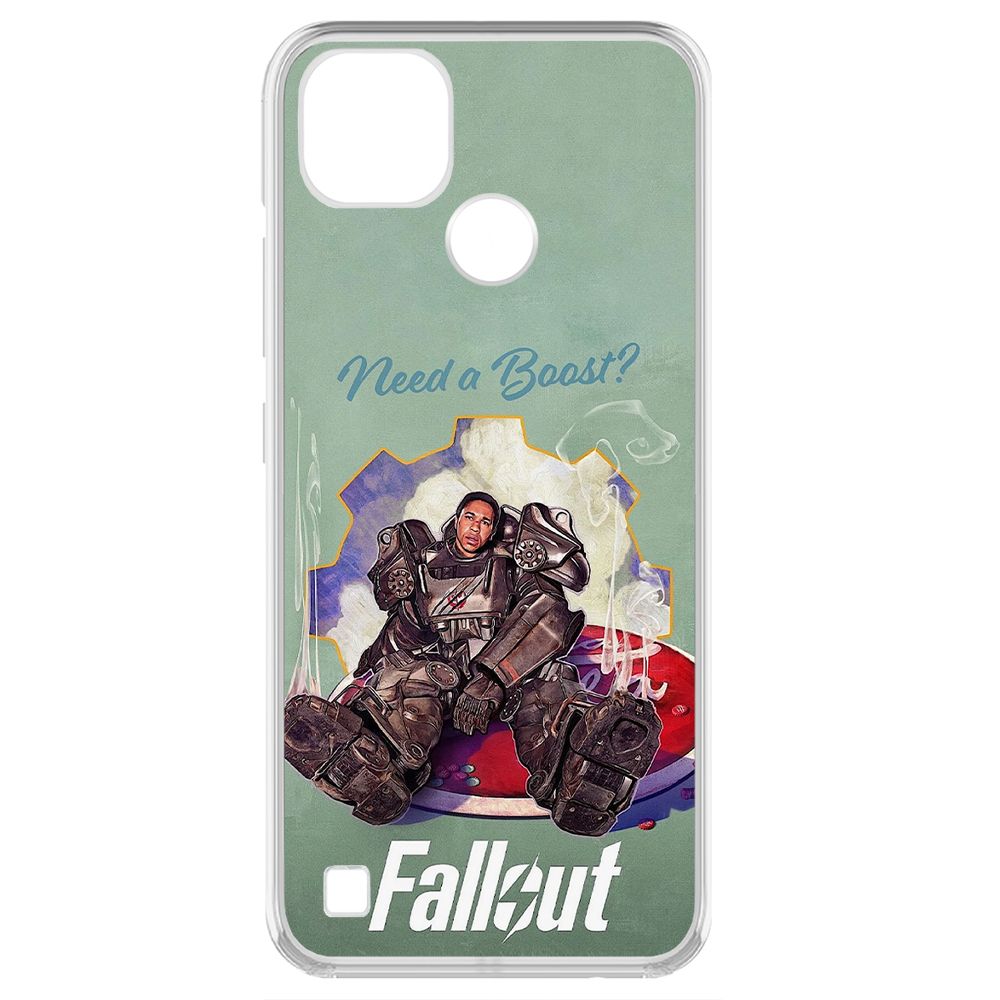 

Чехол-накладка Krutoff Clear Case Фоллаут (Fallout) - Нужно ускорение для Realme C21Y, Прозрачный