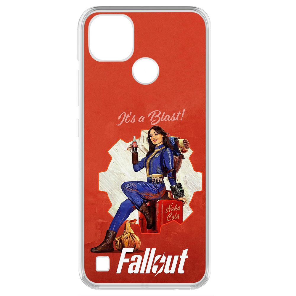 

Чехол-накладка Krutoff Clear Case Фоллаут (Fallout) - Это взрыв! для Realme C21Y