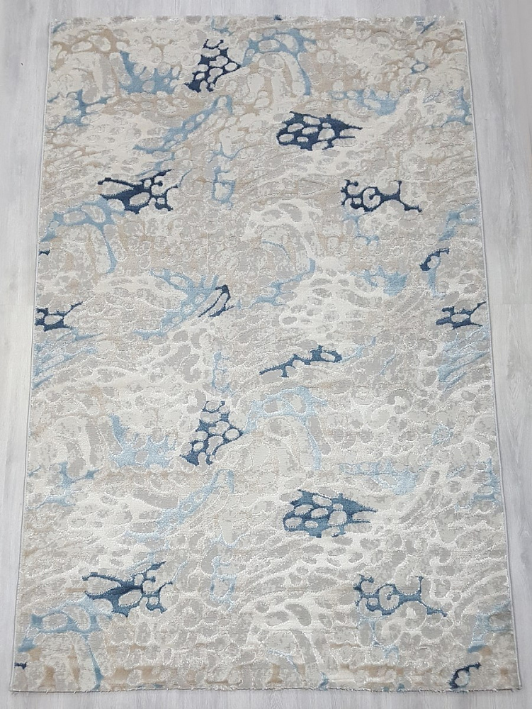 фото Ковер lara 4319a прямой голубой 1,5х2,3 sofia rugs