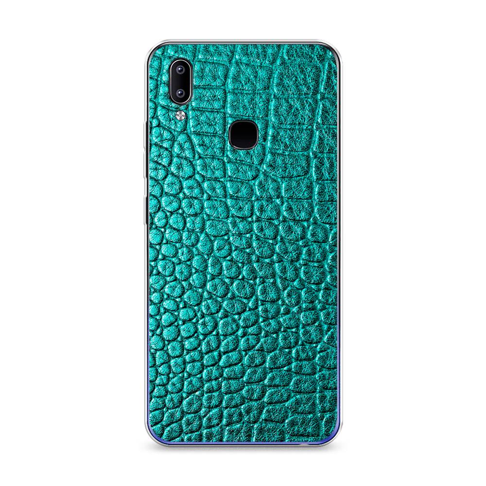 

Силиконовый чехол "Бирюзовая змея" на Realme Q3, 256450-3