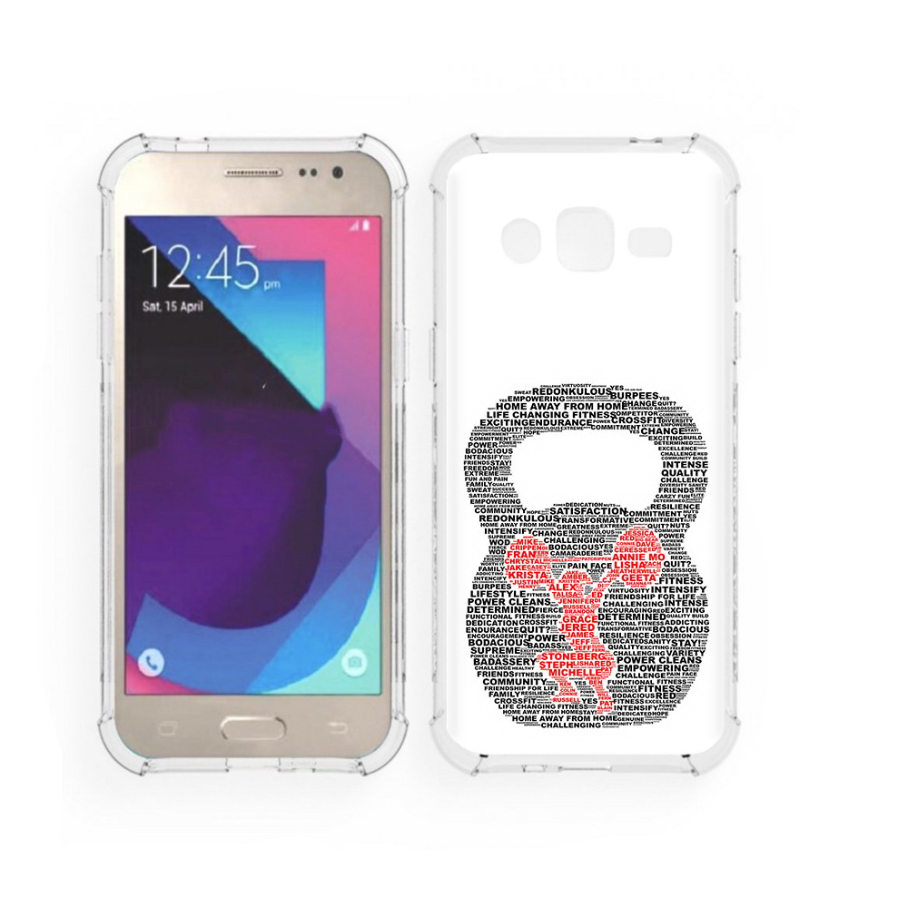 

Чехол MyPads Tocco для Samsung Galaxy J2 бодибилдинг гиря из слов (PT226924.572.232), Прозрачный, Tocco