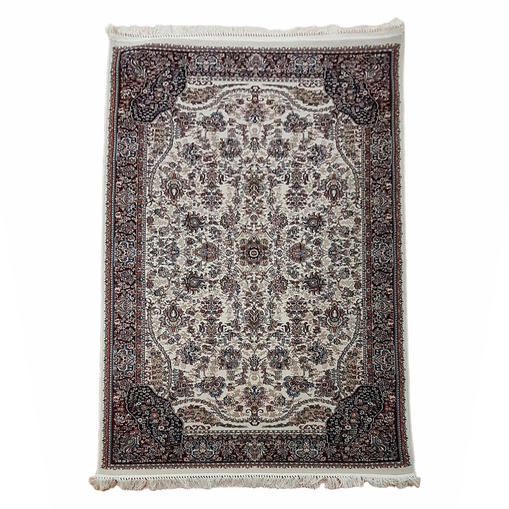 

Ковер Sofia Rugs Abrishim prestige 120x180 см хит-сет кремовый с красным