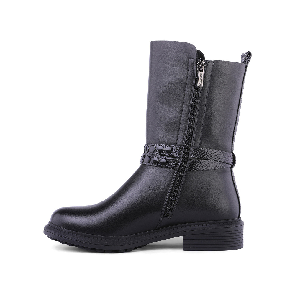 

Полусапоги женские INSTREET 199-01WN-007SR черные 38 RU, 199-01WN-007SR