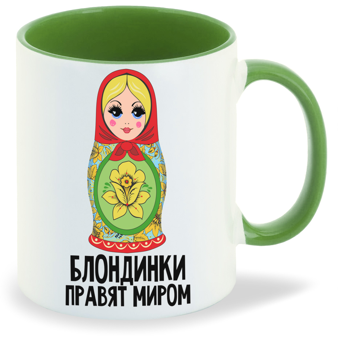 

Кружка CoolPodarok Прикол Блондинки правят миром, Прикол Блондинки правят миром