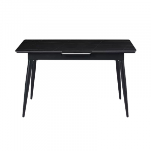 фото Стол обеденный раздвижной xiaomi 8h jun rock board telescopic dining table 1.3-1.6 m black