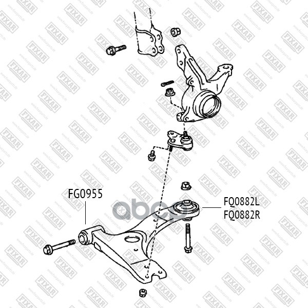 

Сайлентблок FIXAR FG0955