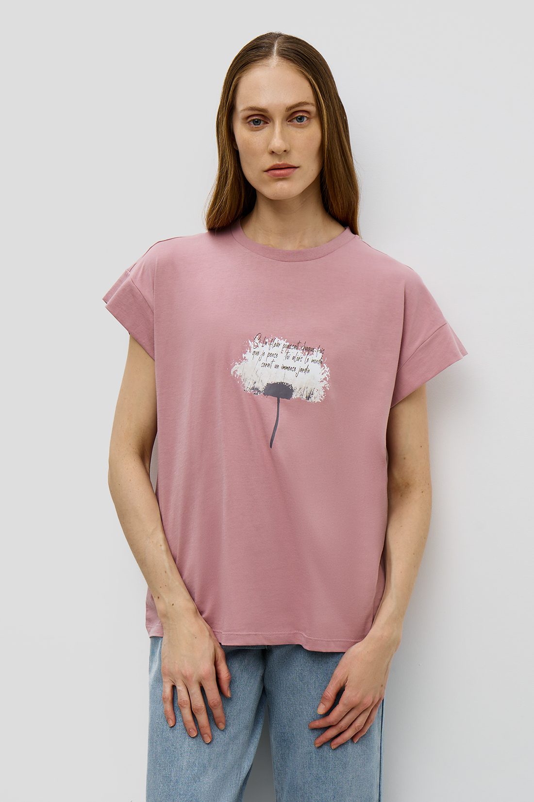 

Футболка женская Baon B2323015 розовая 2XL, Розовый, B2323015