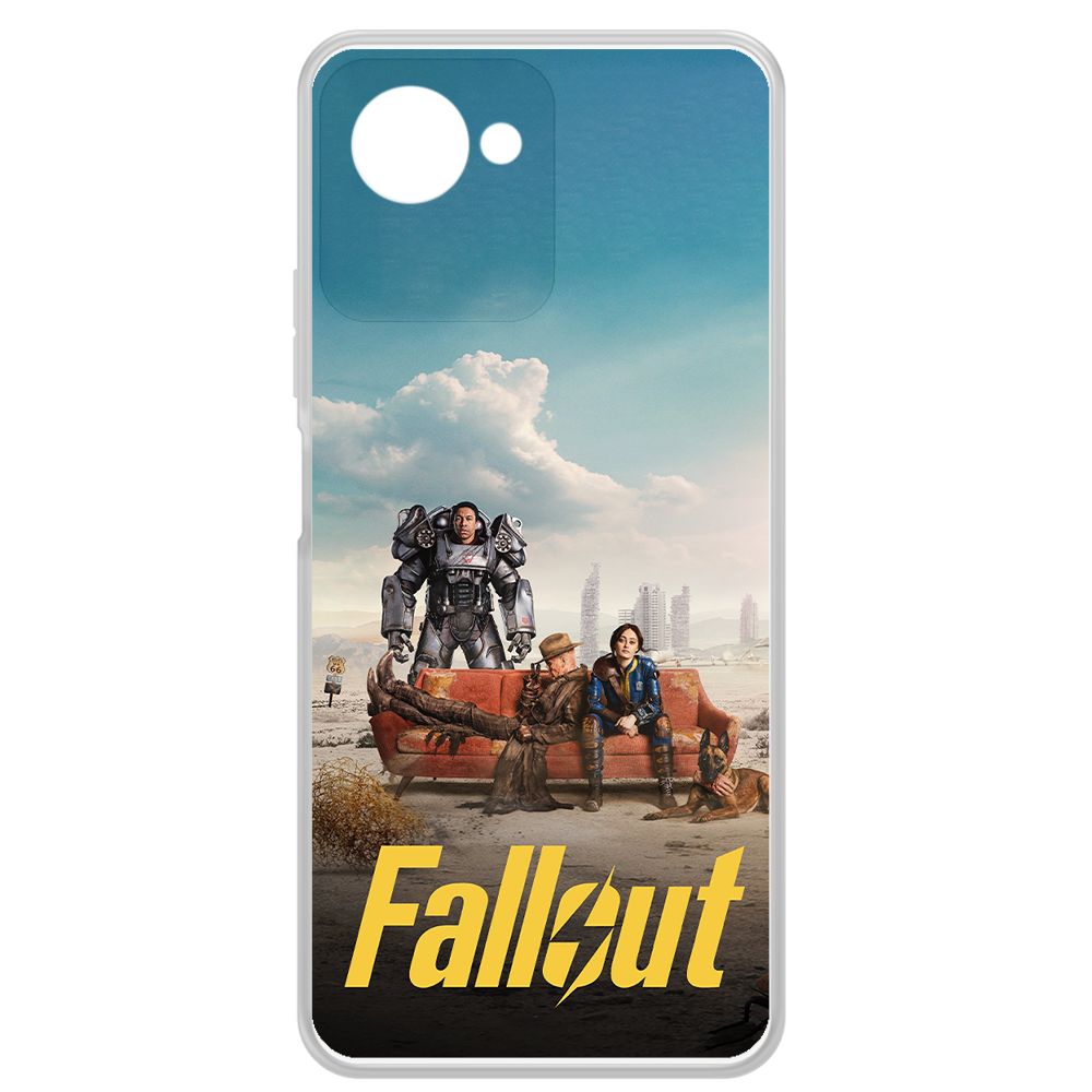 

Чехол-накладка Krutoff Clear Case Фоллаут (Fallout) - Постер для Realme C30s, Прозрачный