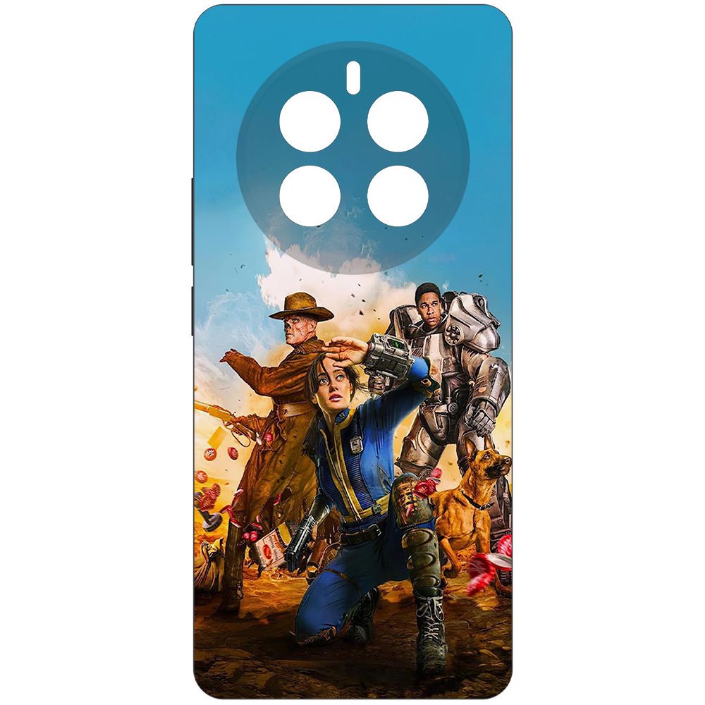 

Чехол-накладка Krutoff Soft Case Фоллаут - Люси, Гуль и Аарон для Realme 12 Pro+ 5G