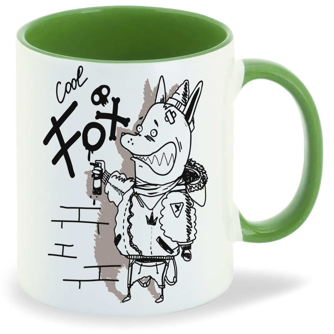 

Кружка CoolPodarok Прикол Cool fox, Прикол Cool fox