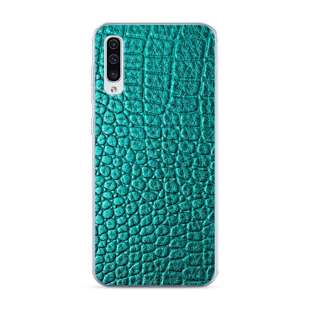 

Силиконовый чехол "Бирюзовая змея" на Samsung Galaxy A50, 27750-3