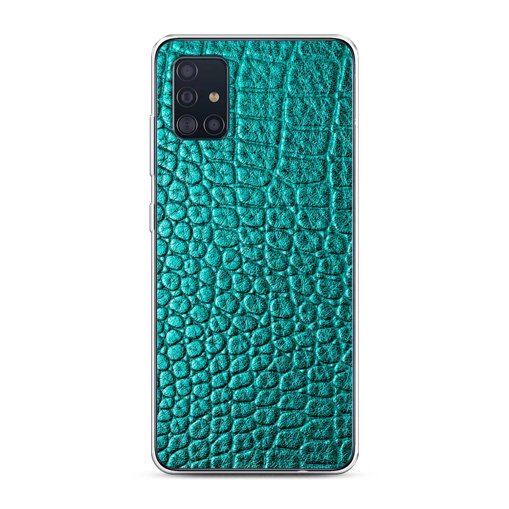 

Силиконовый чехол "Бирюзовая змея" на Samsung Galaxy A51, 28950-3