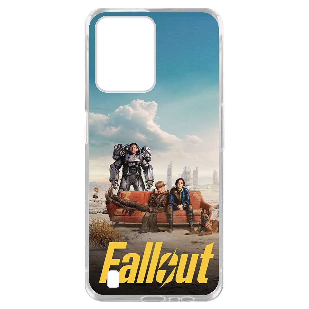 

Чехол-накладка Krutoff Clear Case Фоллаут (Fallout) - Постер для Realme C31, Прозрачный