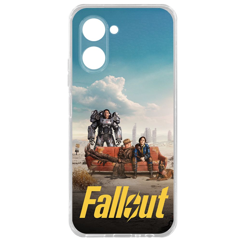 

Чехол-накладка Krutoff Clear Case Фоллаут (Fallout) - Постер для Realme C33, Прозрачный