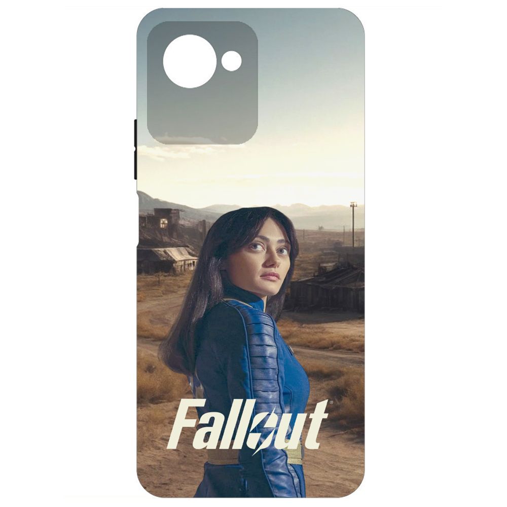 

Чехол-накладка Krutoff Soft Case Фоллаут (Fallout) - Люси в пустошах для Realme C30s