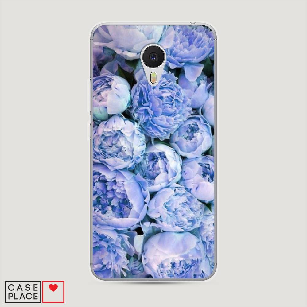 

Чехол Awog на Meizu M3 "Пионы голубые", Голубой, 70350-8