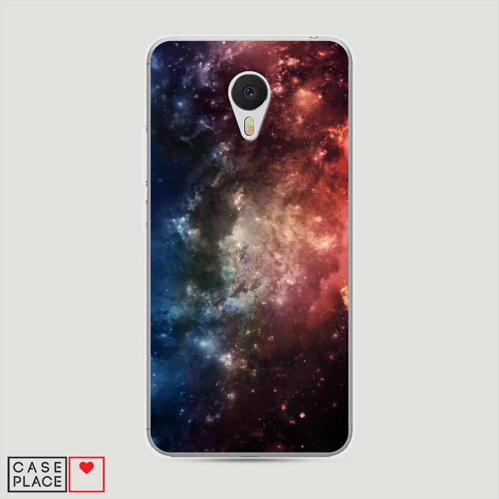 

Чехол Awog на Meizu M3 "Космос", Синий;бежевый;красный, 70350-4