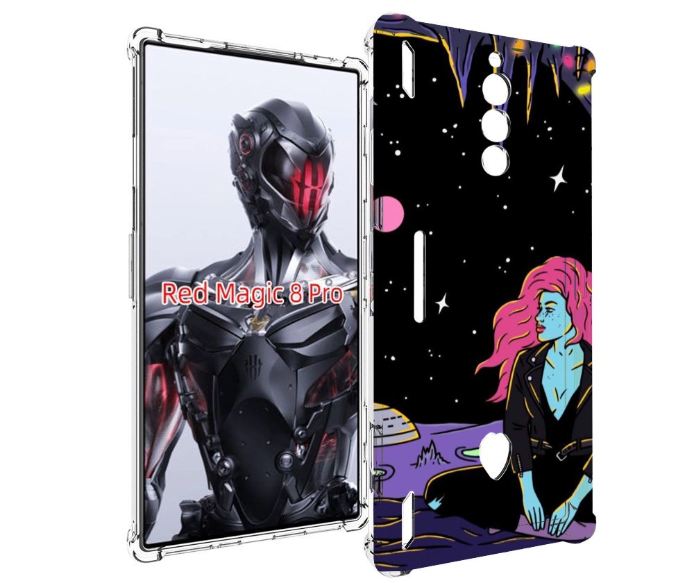 

Чехол MyPads девушка с красными волосами в космосе женский для ZTE Nubia Red Magic 8 Pr..., Tocco