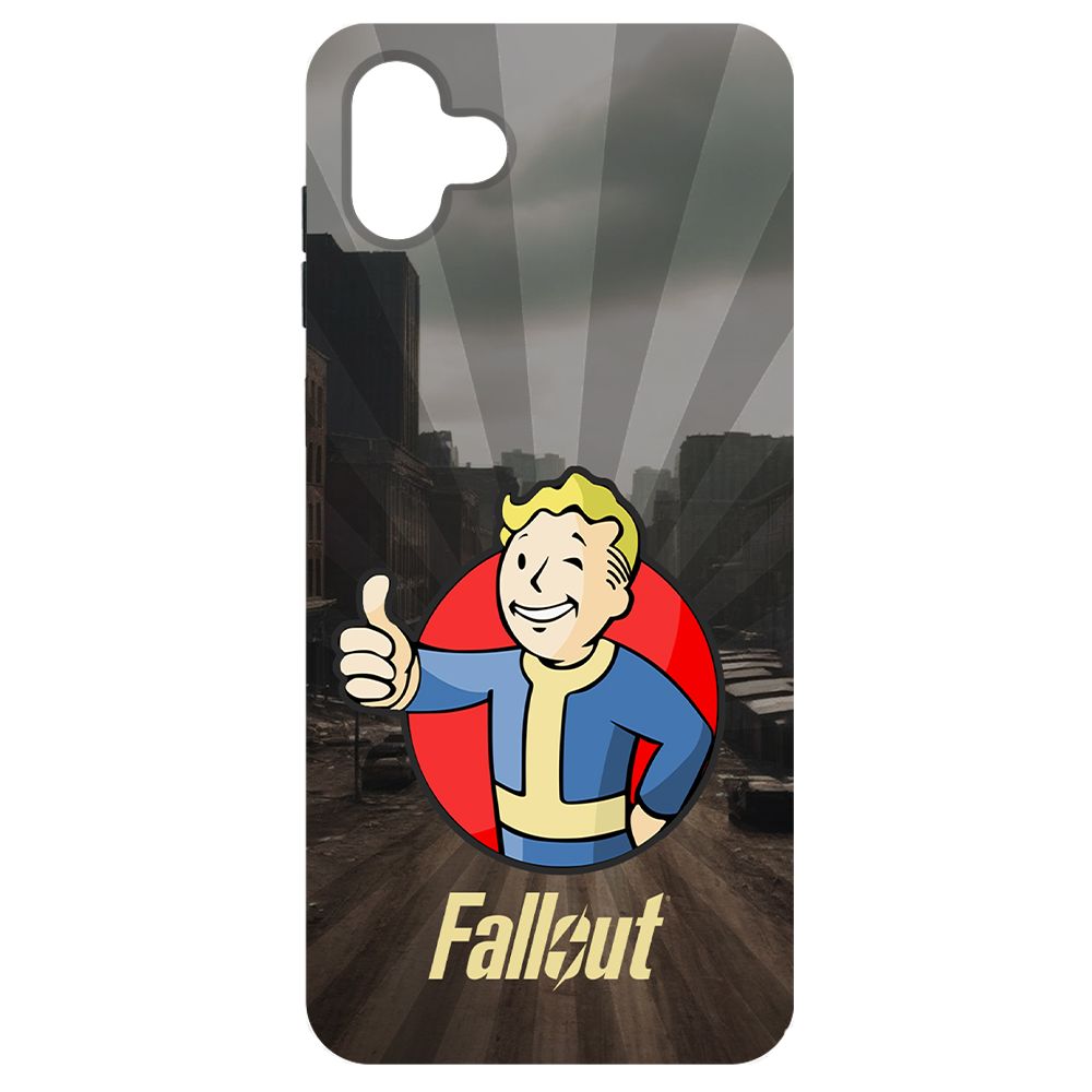 

Чехол-накладка Krutoff Soft Case Фоллаут (Fallout) -Волт-бой для Samsung Galaxy A04 (A045)