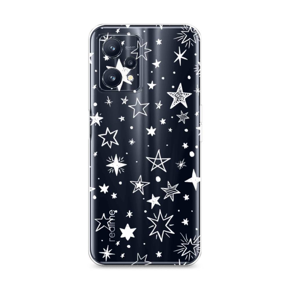 

Чехол Awog на Realme 9/9 Pro Plus "Звездочки графика белая", Разноцветный, 258750-7